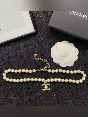 CHANEL Pearl CC Pendant Necklace – Timeless Elegance